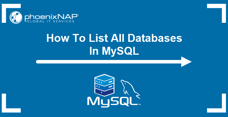 mysql list all databases